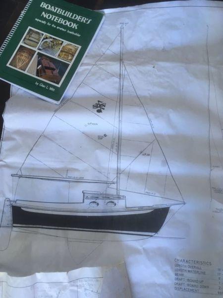 Minuet 15ft overnight sloop 20% complete for sale