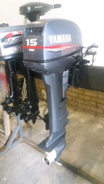 15hp Yamaha outboard motor