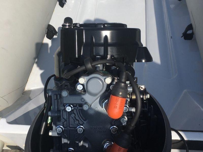 Crusader 3.6m rubber duck with 15hp Yamaha