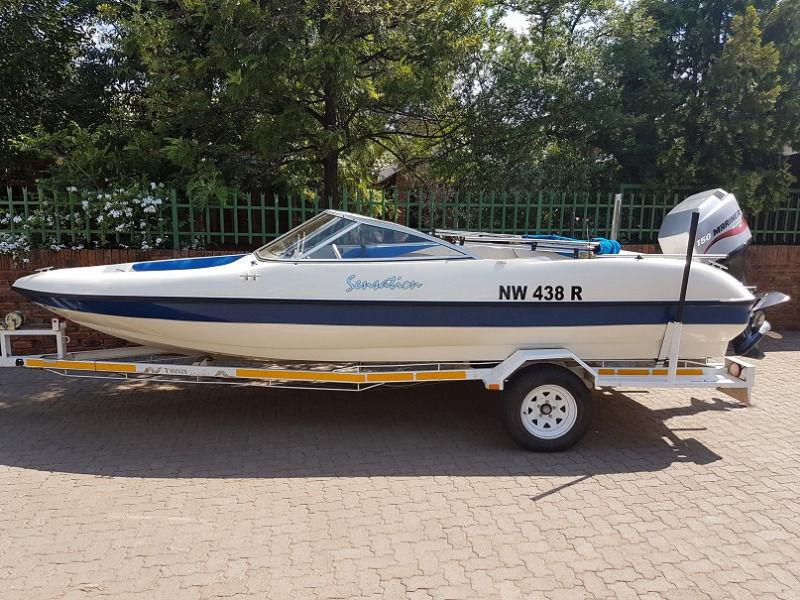 19ft Sensation 150hp Mariner Magnum V6
