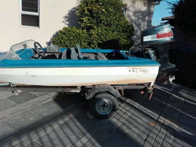 Boat with yamaha 50 motor for sale