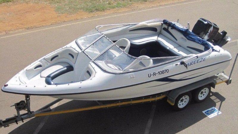 2001 Breeze 20ft with 225Hp Mercury EFI