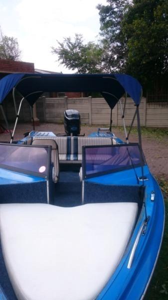 Viking carrera boat with trailer for sale