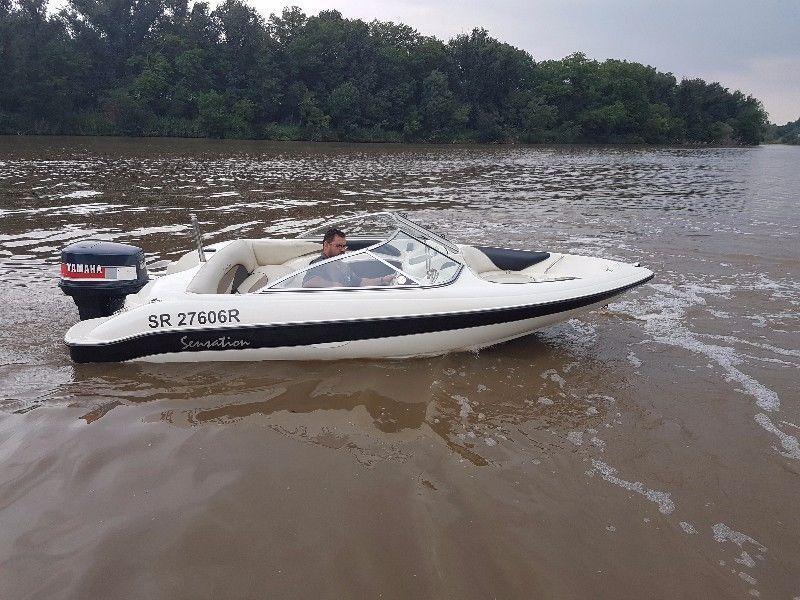 Sensation 1700BR Boat, 115HP Yamaha