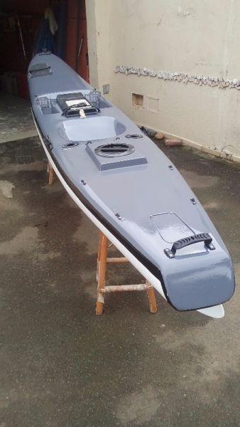 Kayak repair and respray