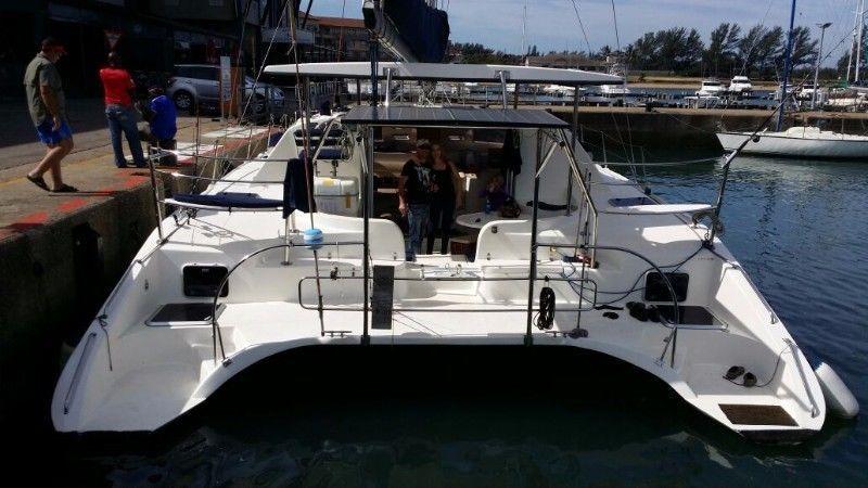 Stunning 42 ft 6 Private Cabins luxury catamaran for sale R2.3mil. Call Anje` 082 883 0799 to view
