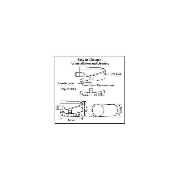 600gph automatic bilge pump for sale