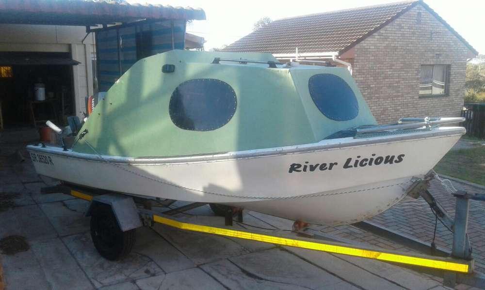 River cabin boat
