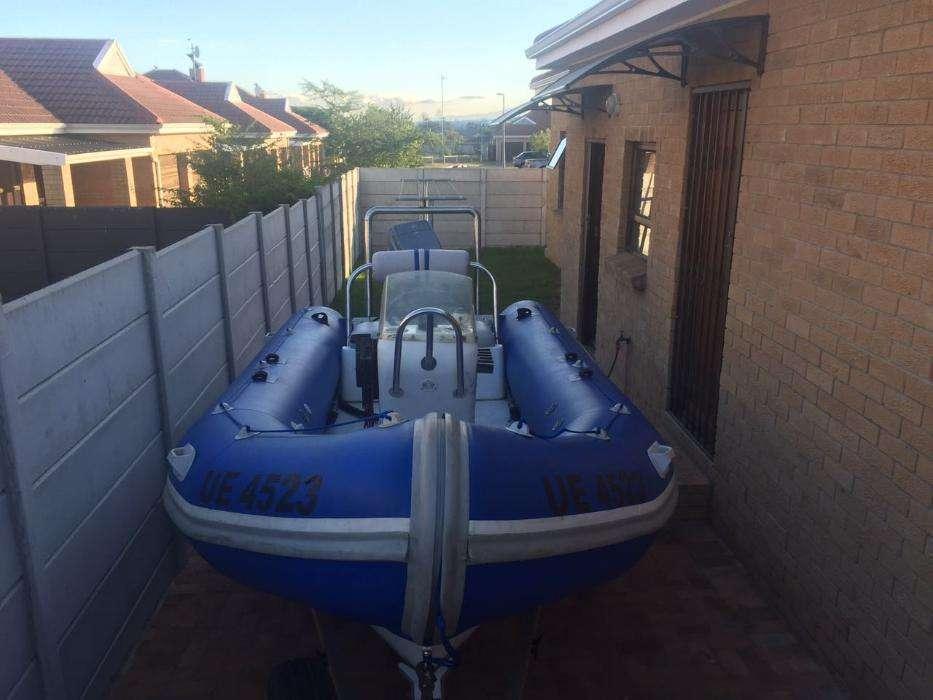 4.6m Gemini semi ridgit with 60HP Mariner Trim/Tilt- URGENT SALE