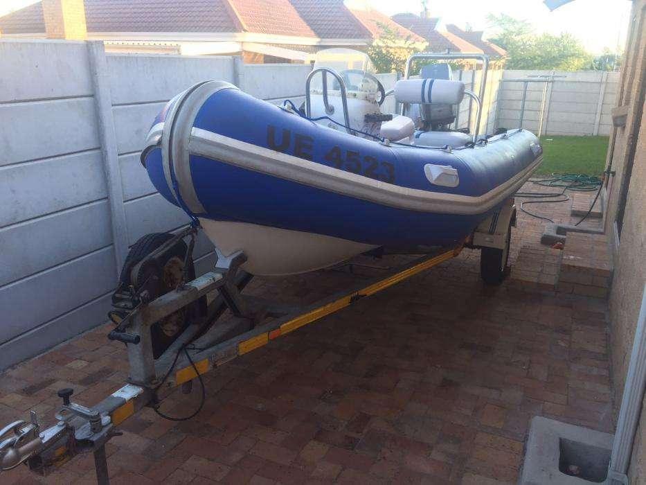4.6m Gemini semi ridgit with 60HP Mariner Trim/Tilt- URGENT SALE