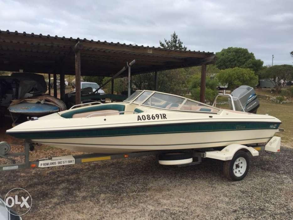 Vixen speedboat 115hp on licenced trailer