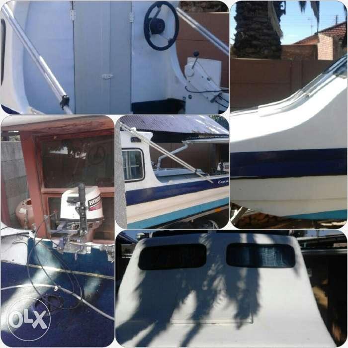 Skipjack 4.2 m boat with 15hp honda motor for sale