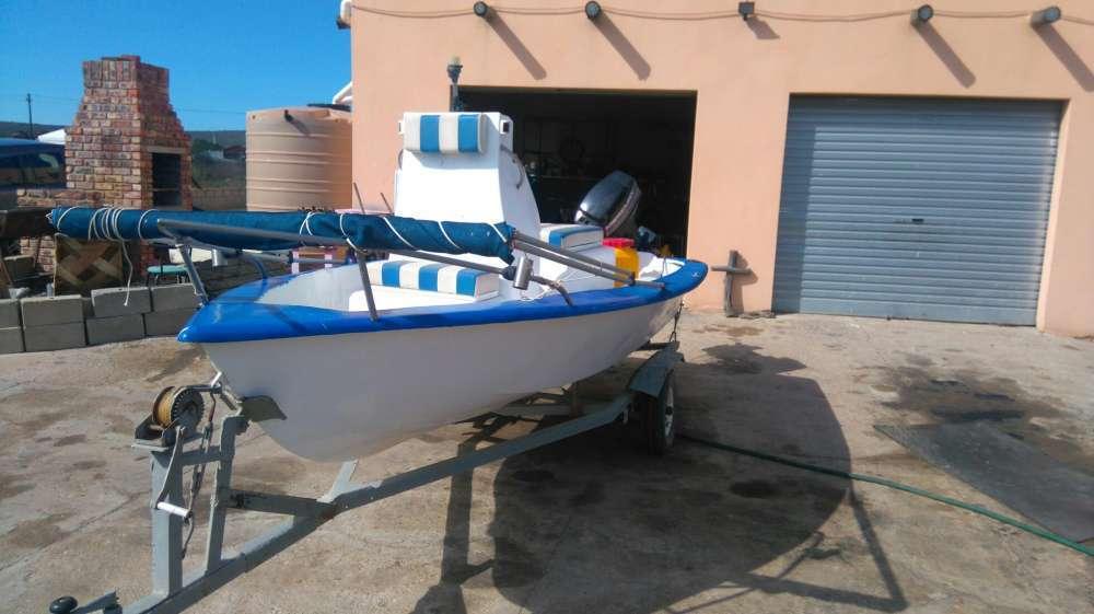 Boat on trailer