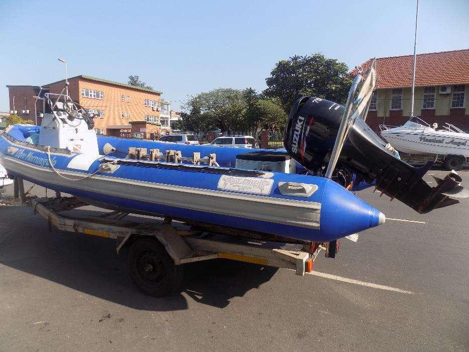 Superduck 6 metre on trailer 2 x 70 hp suzuki 4 strokes low hours