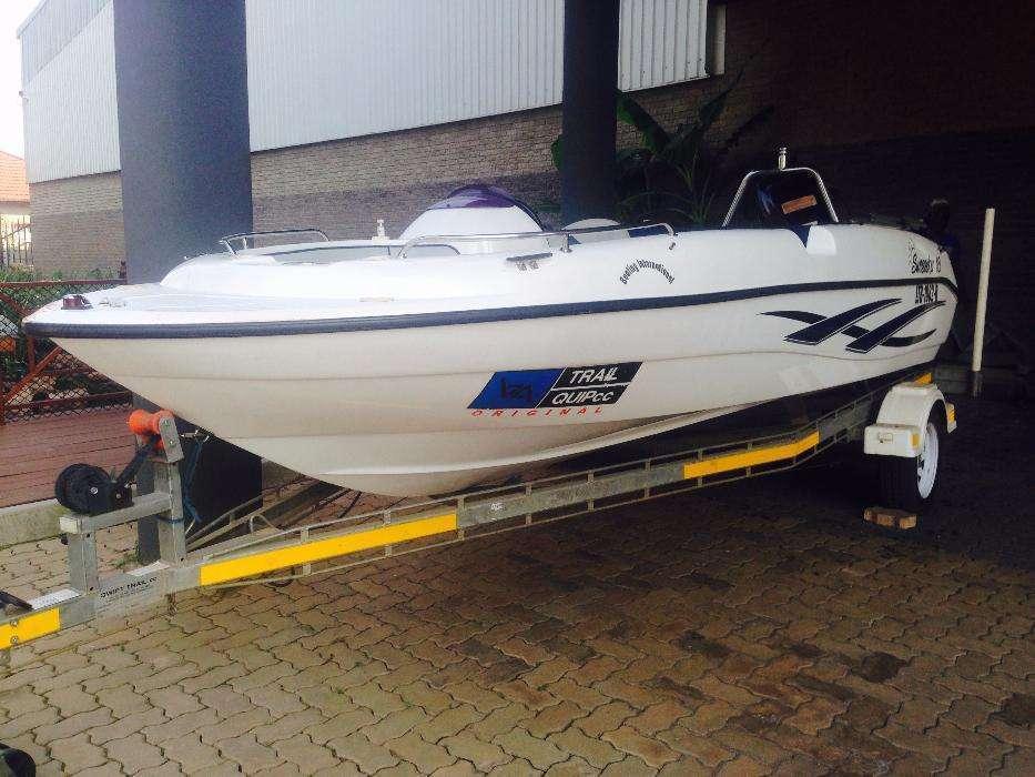 Boat Sunseeker 180 with Mercury Optimax 135 and trailer