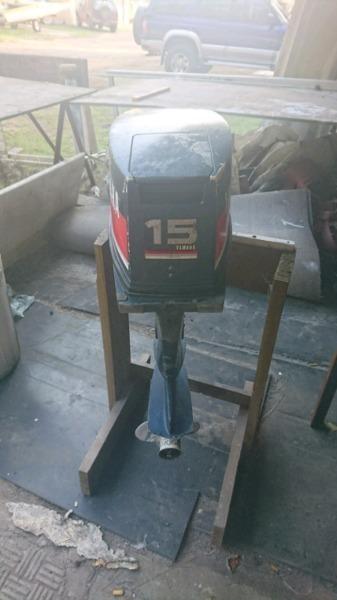 15 HP Yamaha outboard excellent running condition!!