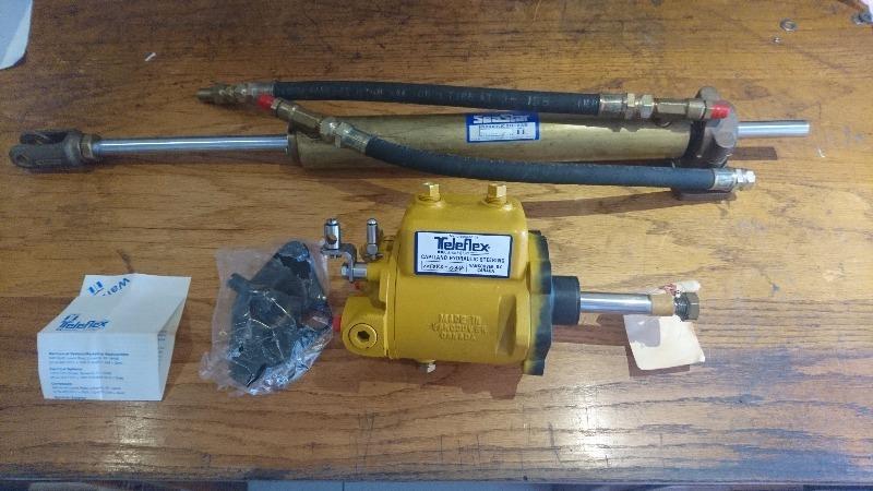 TELEFLEX Capilano Marine Hydraulic Steering System - Pump and Ram shaf