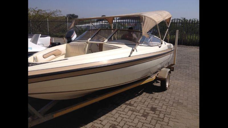 Raven Elite 17. 125hp Mercury trim tilt