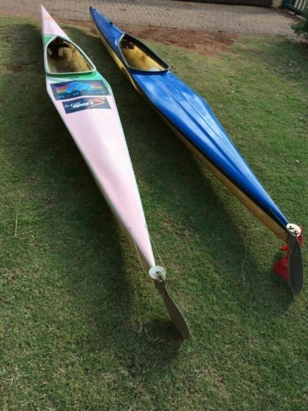 K1 racing canoes