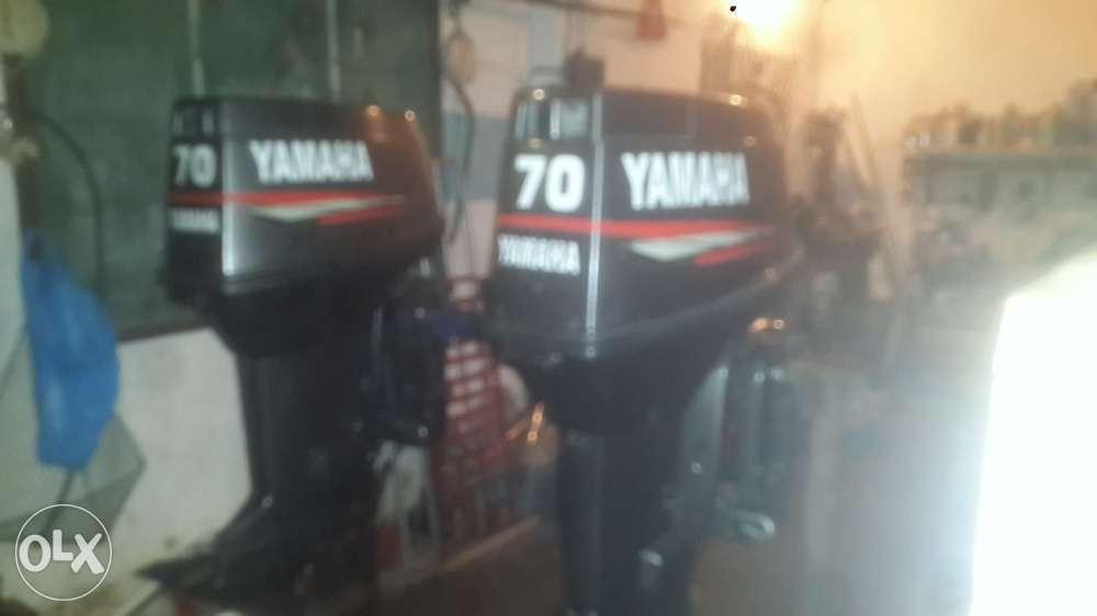 2 × 70 Yamaha outboard motor's for sale