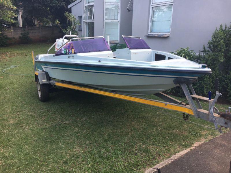 15'6 mallards swift with 85hp