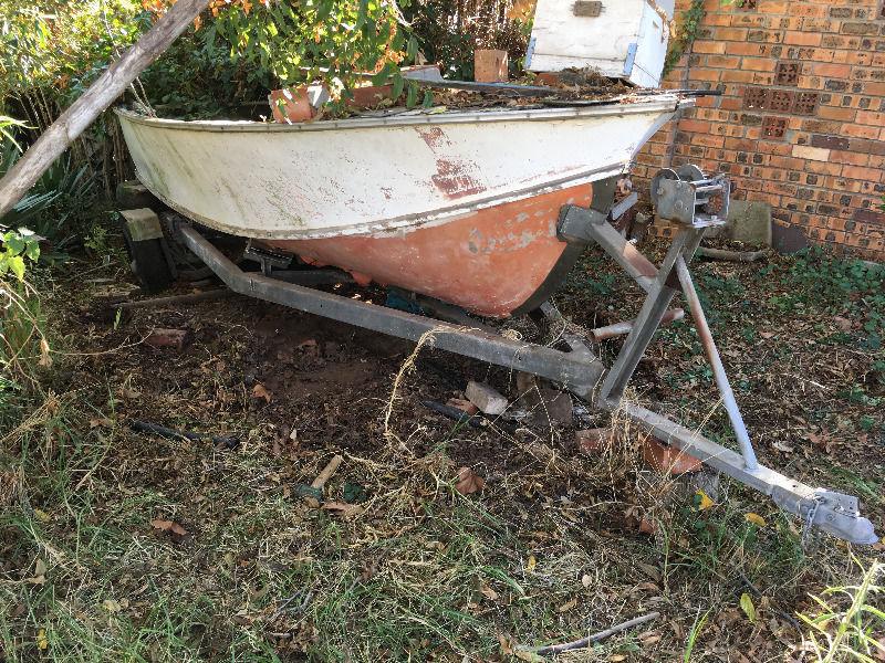 Old Boat & Trailer - For Sale!
