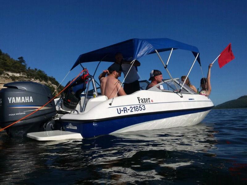 Fazer XTC 115 HP Yamaha 4-stroke ski boat for sale in