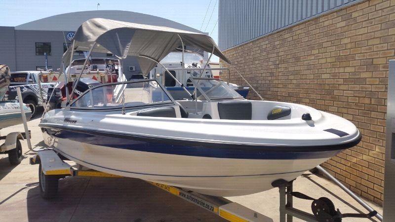 Viking Carrera 125 Mercury with trailer for sale
