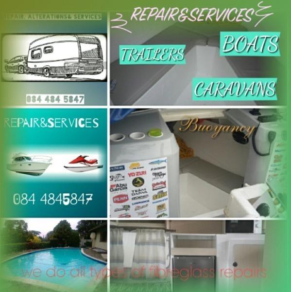 All Repairs, Services & Alterations done on Boats, Trailers & Caravan'