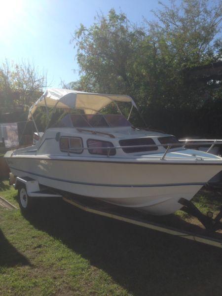 17 Ft Baronet with 85 Hp Yamaha for Sale