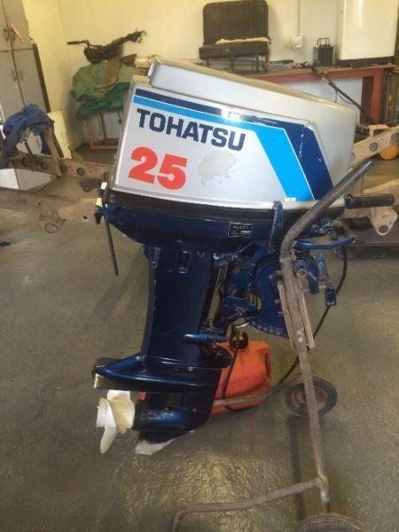 TOYHATSU 25 HP OUT BOARD TILLER ARM CONTROL MOTOR