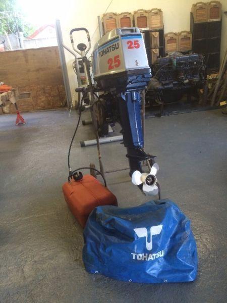 TOYHATSU 25 HP OUT BOARD TILLER ARM CONTROL MOTOR