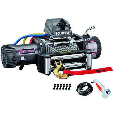 RUNVA EWX12000 LBS 12V ELECTRIC CABLE WINCH(D)