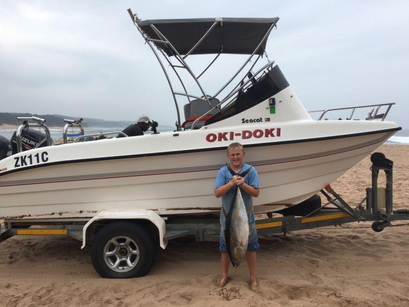 Seacat with 60hp Suzuki lean burns