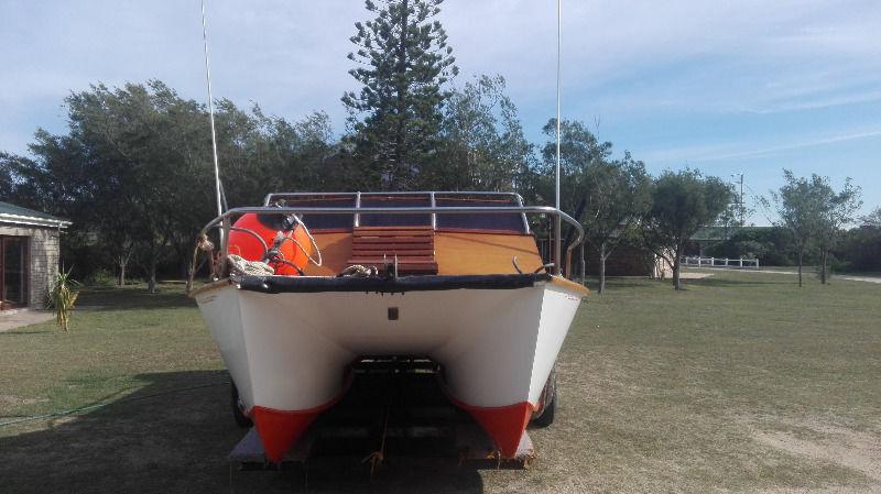 Marine Ply Twin Hull Boat by Boatlocker Knysna
