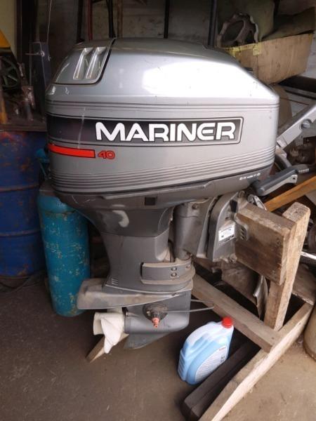 Mariner 40 Horsepower Boat Motor For Sale