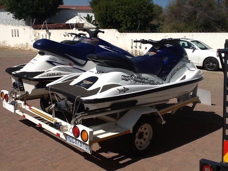 2003 Yamaha GP1300R and 1999 Yamaha WS 800