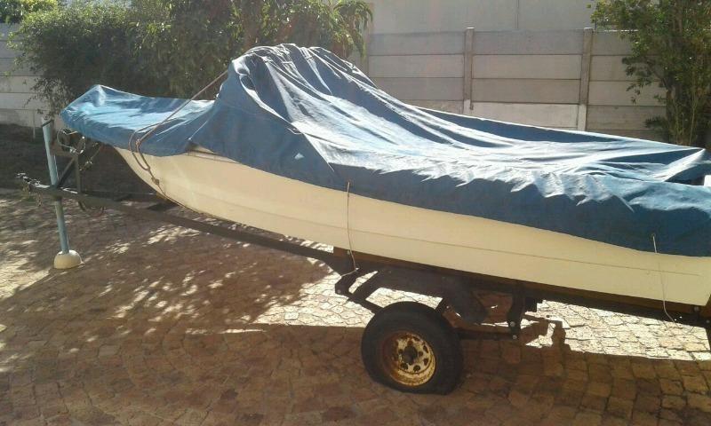 Boat with trailer