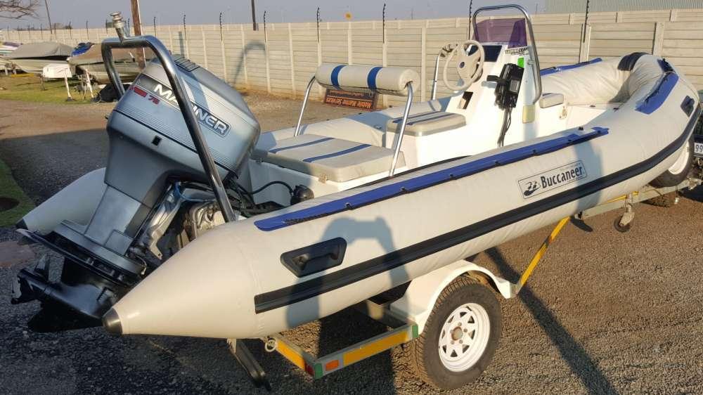 4,8m Buccanneer Semi-rigid with Mercury 75hp motor