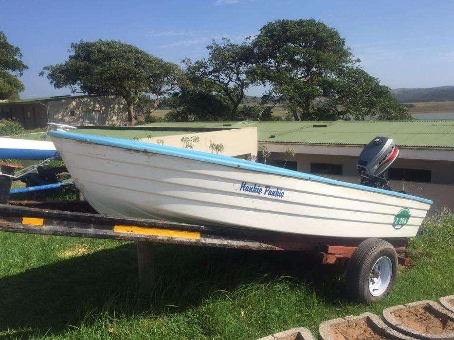 FOR SALE - MARINER 5 hp Motor and Boat