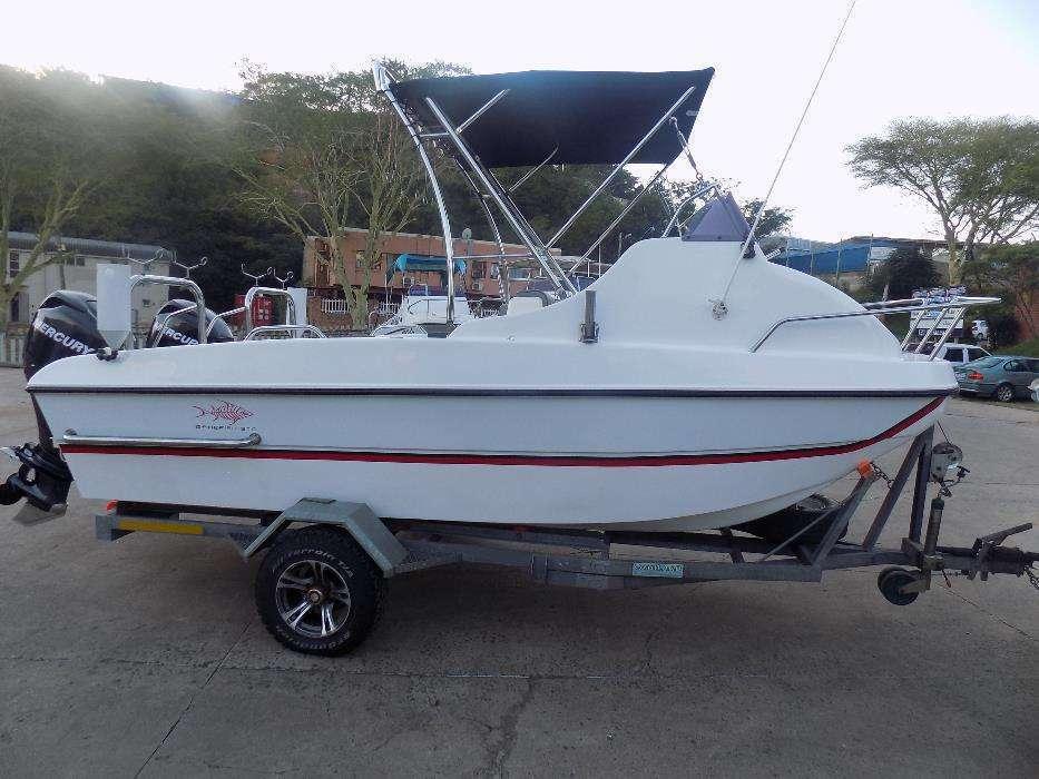Game fish 510 on trailer 2 x 60 hp mercury 4 strokes 195 hours