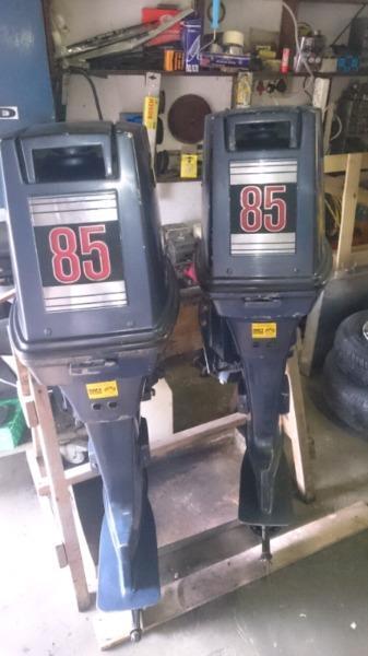 85 yamaha boat motors x2