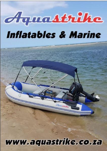 Aquastrike Inflatable Boats / Completely Fold-Able / Aluminium Floor