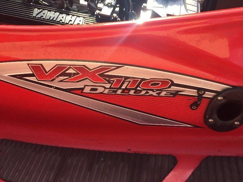 Yamaha Waverunner VX 110 Deluxe