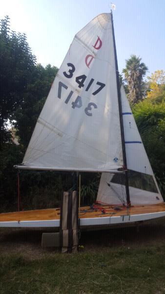 Wooden Dabchick Dinghy for sale