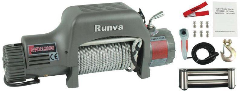 RUNVA EWX 12000 LBS CABLE ELECTRIC WINCH (v)
