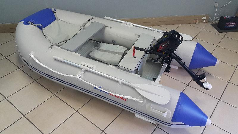 Complete Specimen Combo, Aquastrike 2.9m MK III Specimen Inflatable Boats & 3hp Brand New!