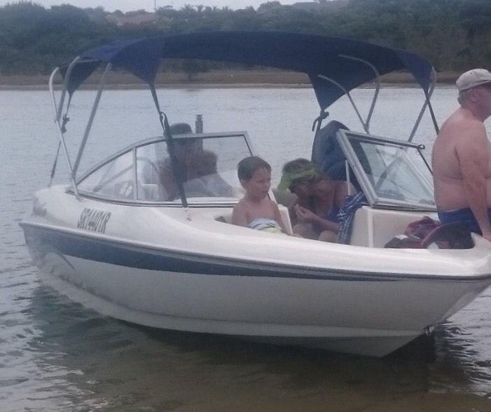16ft Sensation boat with 115hp Johnson