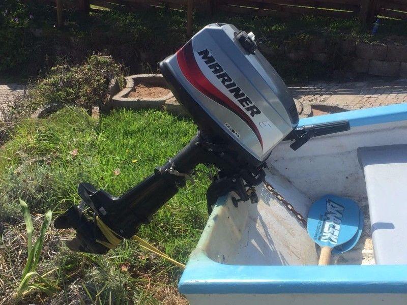 FOR SALE - MARINER 5 hp Motor and Boat -