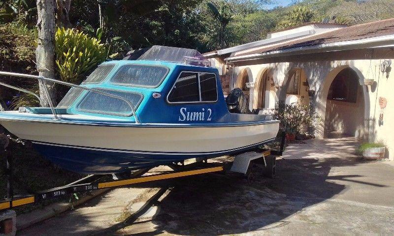 Trimcraft boat with trailer & Mecury 50 engine